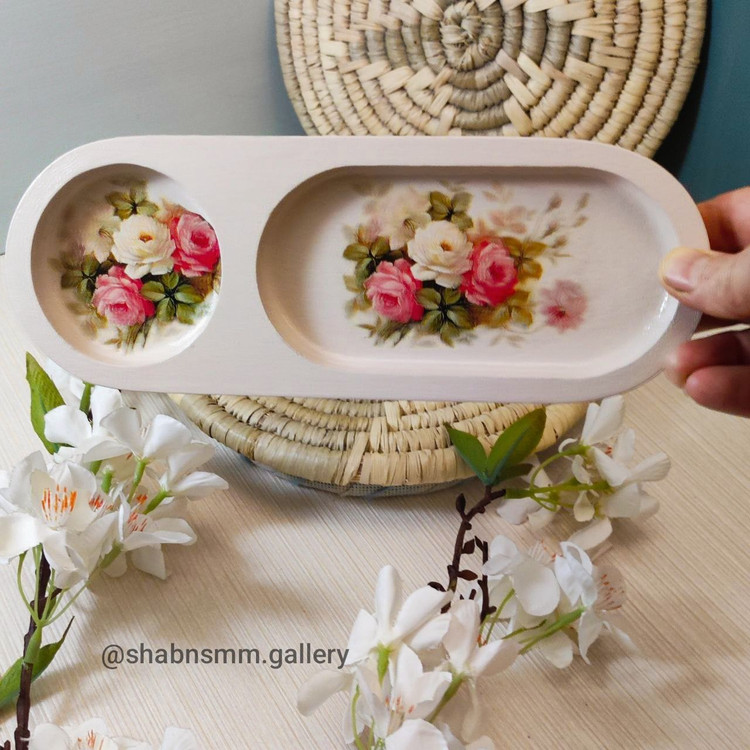 تخته سرو چوبی دکوپاژ دست ساز در رنگ و طرح وابعاد متنوع