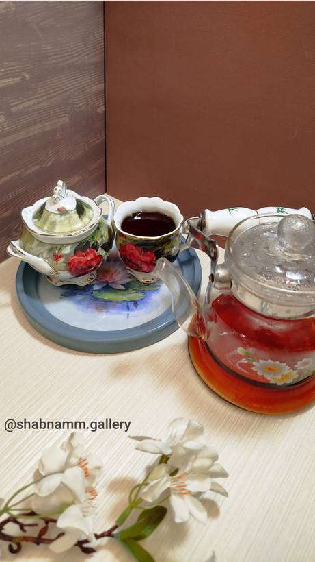 سینی چوبی رزین شده دست ساز با رنگبندی متنوع وابعاد دلخواه