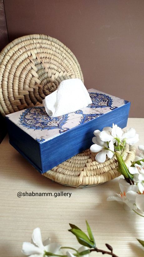 جادستمالی چوبی دستساز؛ ترکیب هنر پتینه و دکوپاژ مخصوص دکوراسیون خاص