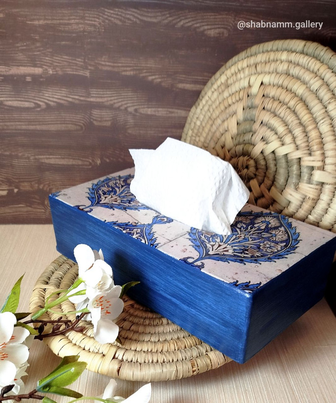 جادستمالی چوبی دستساز؛ ترکیب هنر پتینه و دکوپاژ مخصوص دکوراسیون خاص