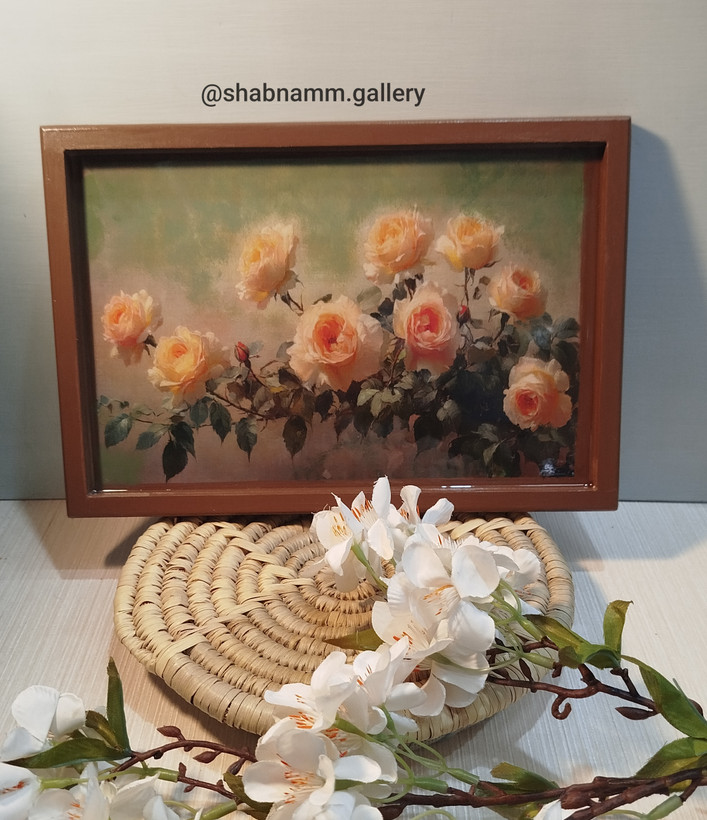 سینی چوبی رزین کاربردی رنگ بندی متنوع