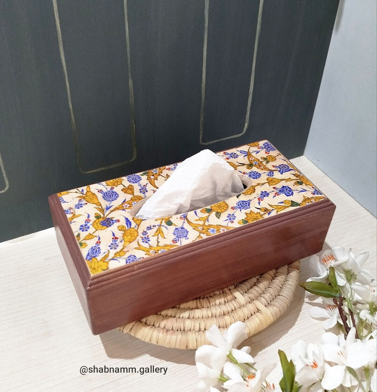 جادستمالی چوبی دستساز؛ ترکیب هنر پتینه و دکوپاژ مخصوص دکوراسیون خاص