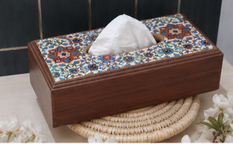 جادستمالی چوبی دستساز؛ ترکیب هنر پتینه و دکوپاژ مخصوص دکوراسیون خاص