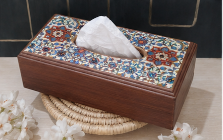 جادستمالی چوبی دستساز؛ ترکیب هنر پتینه و دکوپاژ مخصوص دکوراسیون خاص