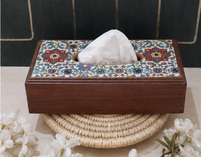 جادستمالی چوبی دستساز؛ ترکیب هنر پتینه و دکوپاژ مخصوص دکوراسیون خاص