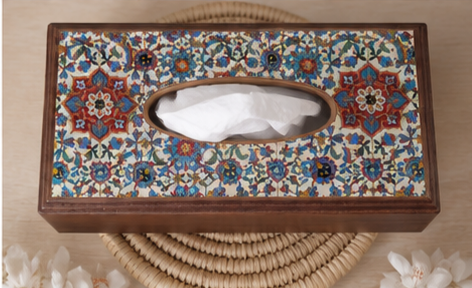 جادستمال کاغذی چوبی دکوپاژ در طرح و رنگ های متنوع